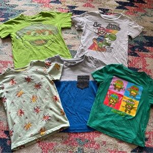 5T Boys Character Summer Shirts